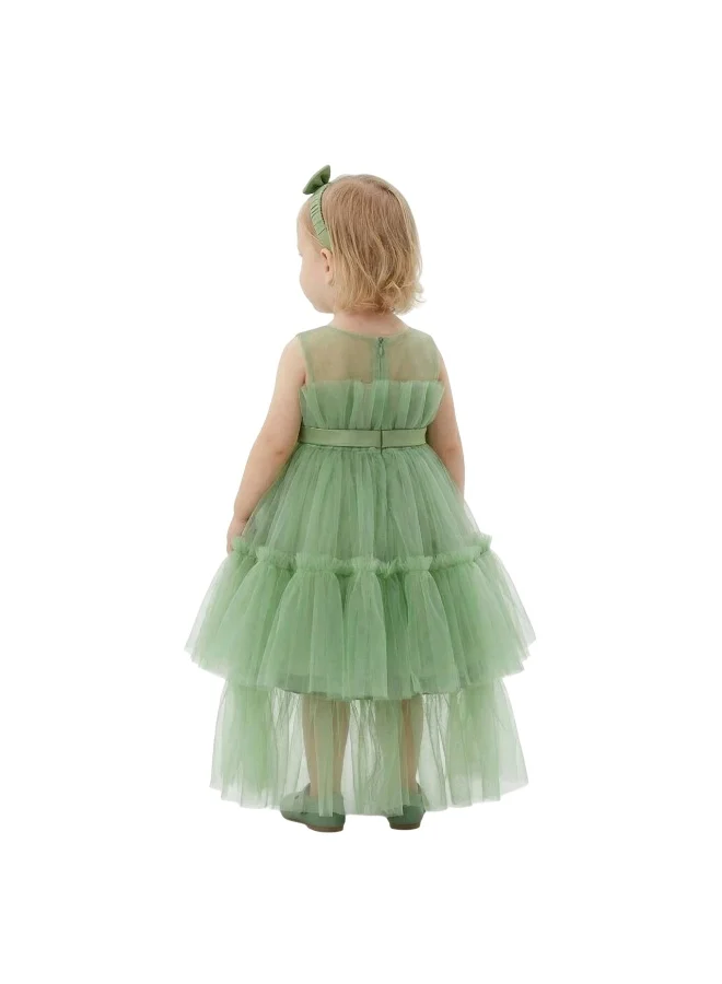 D'Daniela Tiered Tulle Dress